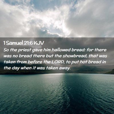 1 Samuel 21:6 KJV Free Bible Images