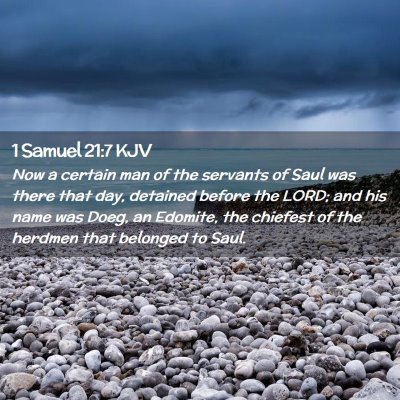 1 Samuel 21:7 KJV Free Bible Images