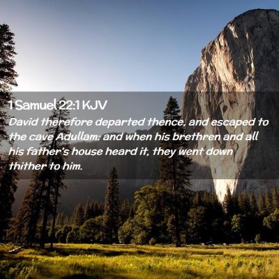 1 Samuel 22:1 KJV Free Bible Images