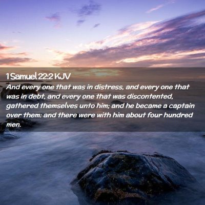 1 Samuel 22:2 KJV Free Bible Images