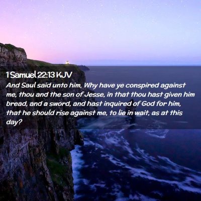 1 Samuel 22:13 KJV Free Bible Images