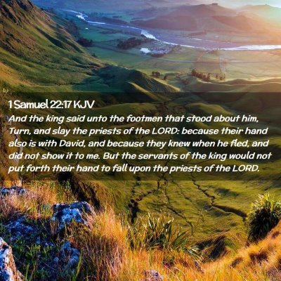 1 Samuel 22:17 KJV Free Bible Images