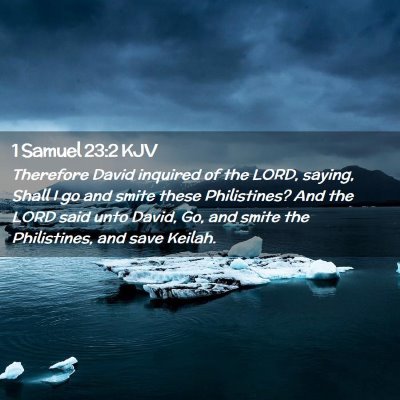 1 Samuel 23:2 KJV Free Bible Images