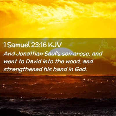 1 Samuel 23:16 KJV Free Bible Images