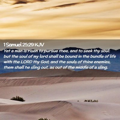 1 Samuel 25:29 KJV Free Bible Images