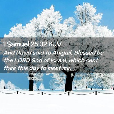 1 Samuel 25:32 KJV Free Bible Images