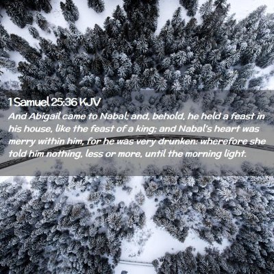 1 Samuel 25:36 KJV Free Bible Images