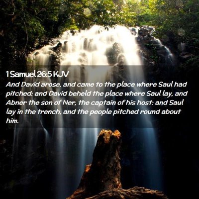 1 Samuel 26:5 KJV Free Bible Images