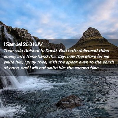 1 Samuel 26:8 KJV Free Bible Images