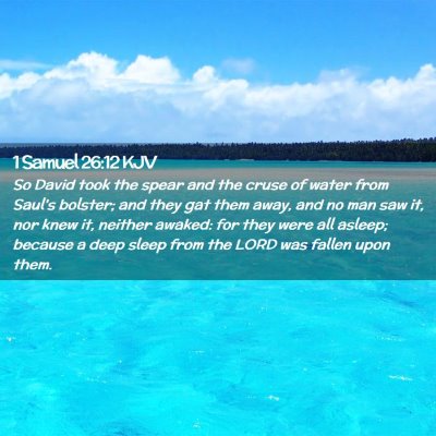 1 Samuel 26:12 KJV Free Bible Images