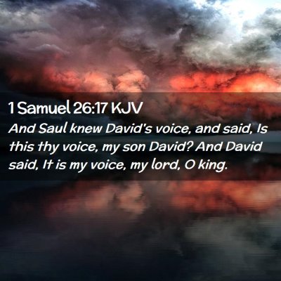 1 Samuel 26:17 KJV Free Bible Images