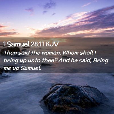 1 Samuel 28:11 KJV Free Bible Images