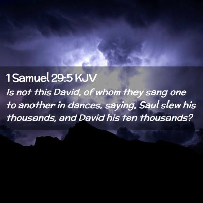 1 Samuel 29:5 KJV Free Bible Images