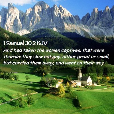 1 Samuel 30:2 KJV Free Bible Images