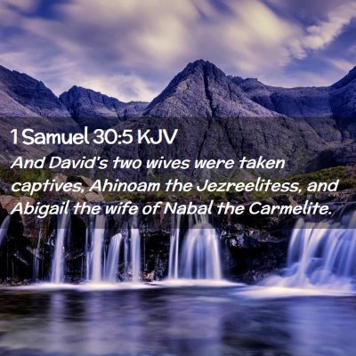 1 Samuel 30:5 KJV Free Bible Images