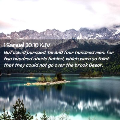 1 Samuel 30:10 KJV Free Bible Images