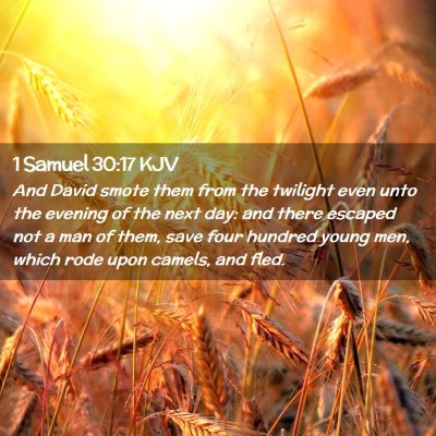 1 Samuel 30:17 KJV Free Bible Images