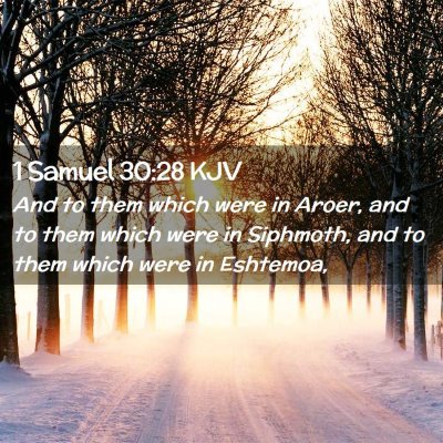 1 Samuel 30:28 KJV Free Bible Images