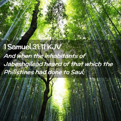 1 Samuel 31:11 KJV Free Bible Images