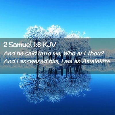 2 Samuel 1:8 KJV Free Bible Images