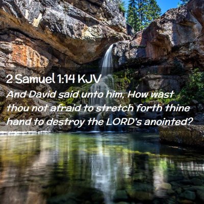 2 Samuel 1:14 KJV Free Bible Images