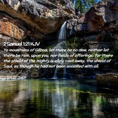 2 Samuel 1:21 KJV Free Bible Images