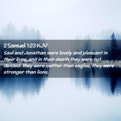 2 Samuel 1:23 KJV Free Bible Images