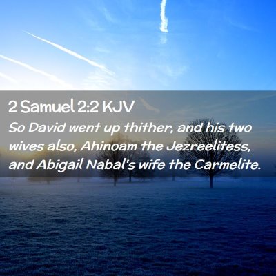 2 Samuel 2:2 KJV Free Bible Images