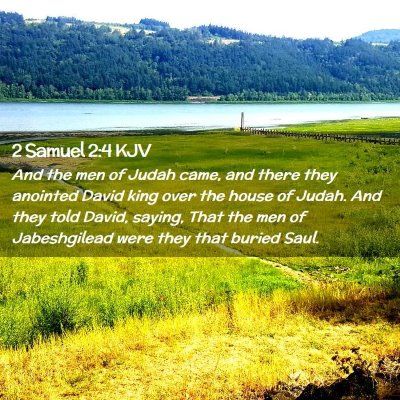 2 Samuel 2:4 KJV Free Bible Images