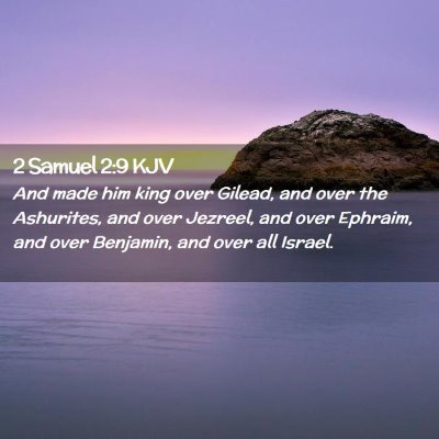 2 Samuel 2:9 KJV Free Bible Images