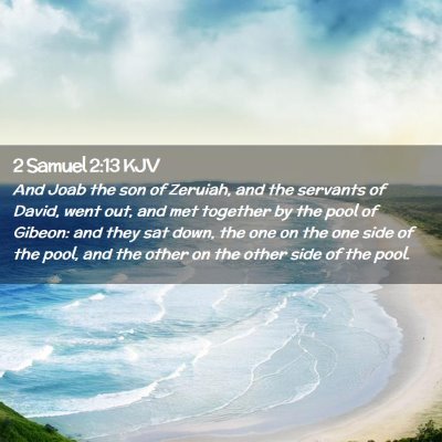 2 Samuel 2:13 KJV Free Bible Images