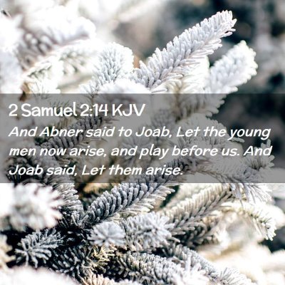 2 Samuel 2:14 KJV Free Bible Images