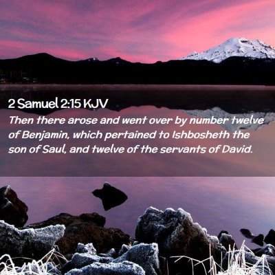 2 Samuel 2:15 KJV Free Bible Images