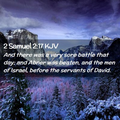 2 Samuel 2:17 KJV Free Bible Images