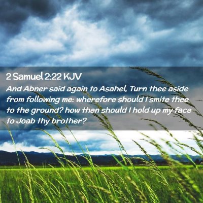 2 Samuel 2:22 KJV Free Bible Images