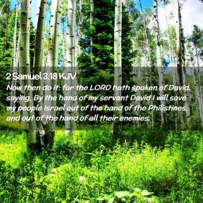 2 Samuel 3:18 KJV Free Bible Images