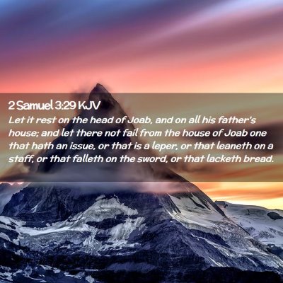 2 Samuel 3:29 KJV Free Bible Images