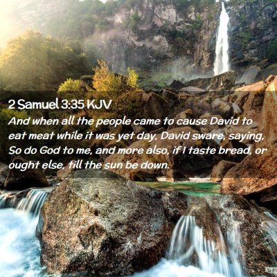 2 Samuel 3:35 KJV Free Bible Images