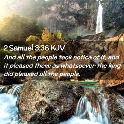 2 Samuel 3:36 KJV Free Bible Images