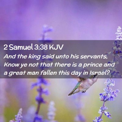 2 Samuel 3:38 KJV Free Bible Images