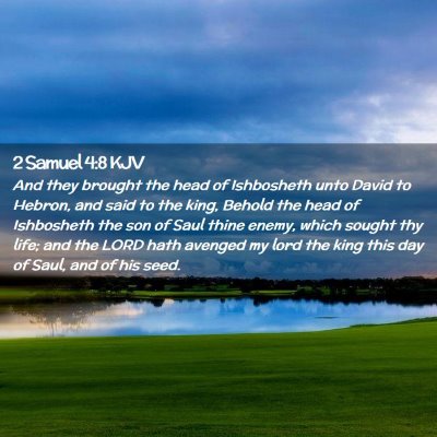 2 Samuel 4:8 KJV Free Bible Images