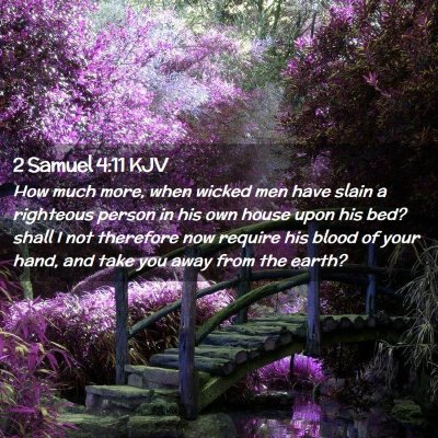 2 Samuel 4:11 KJV Free Bible Images