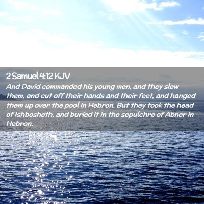 2 Samuel 4:12 KJV Free Bible Images