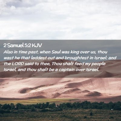 2 Samuel 5:2 KJV Free Bible Images