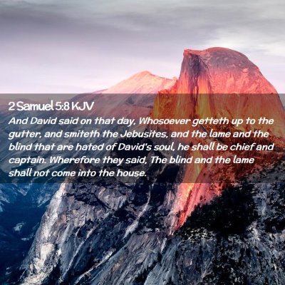 2 Samuel 5:8 KJV Free Bible Images