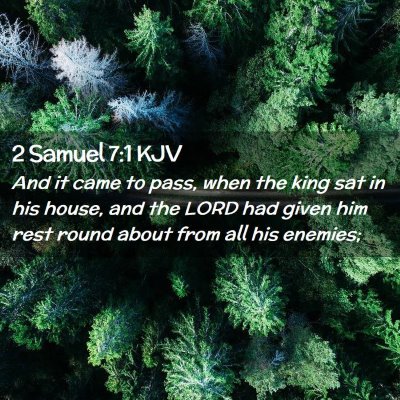 2 Samuel 7:1 KJV Free Bible Images