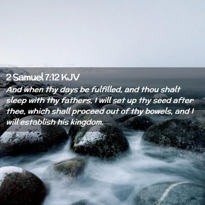 2 Samuel 7:12 KJV Free Bible Images