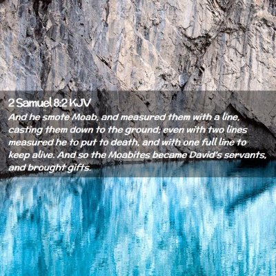 2 Samuel 8:2 KJV Free Bible Images