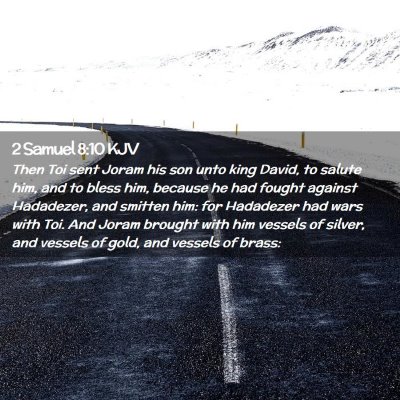 2 Samuel 8:10 KJV Free Bible Images