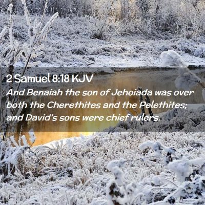 2 Samuel 8:18 KJV Free Bible Images